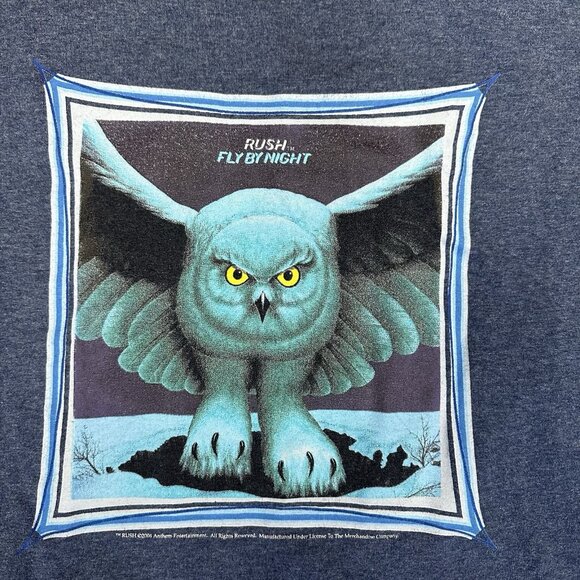 Vintage Rush 2004 Fly By Night XL T-shirt Alex Neil Geddy READ - Picture 3 of 9